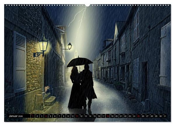 Produktbild: Mystische Vollmondn&auml;chte (hochwertiger Premium Wandkalender 2026 DIN A2 quer), Kunstdruck in Hochglanz