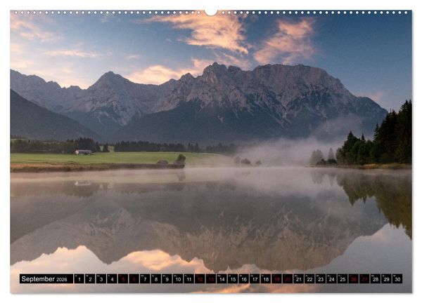 Produktbild: Seen im Werdenfelser Land (Wandkalender 2026 DIN A2 quer), CALVENDO Monatskalender