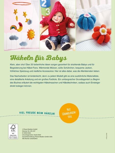 Produktbild: Das Baby-H&auml;kelbuch