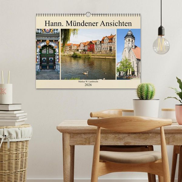 Produktbild: Hann. M&uuml;ndener Ansichten (Wandkalender 2026 DIN A3 quer), CALVENDO Monatskalender
