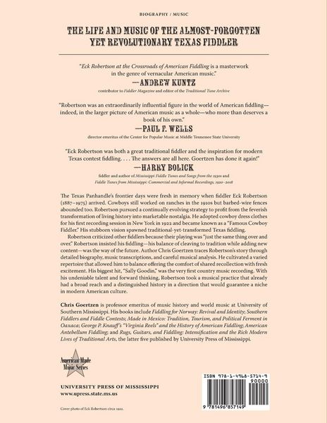 Produktbild: Eck Robertson at the Crossroads of American Fiddling