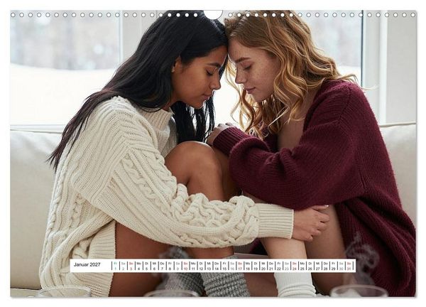 Produktbild: Herzen im Einklang - WOMAN IN LOVE EDITION (Wandkalender 2027 DIN A3 quer), CALVENDO Monatskalender
