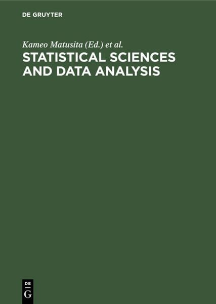 Produktbild: Statistical Sciences and Data Analysis