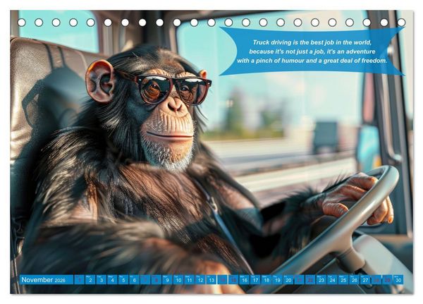Produktbild: Ruebsamen, P: Funny charming animals as truck drivers (Desk
