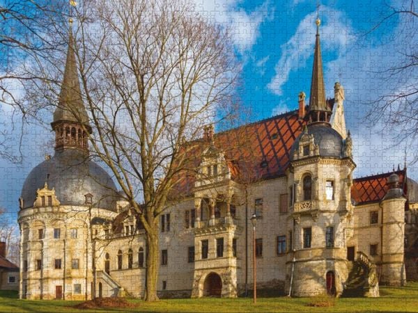 Produktbild: CALVENDO Puzzle Traumschloss Sch&ouml;nfeld | 2000 Teile Lege-Gr&ouml;&szlig;e 90x67cm Foto-Puzzle f&uuml;r gl&uuml;ckliche Stunden