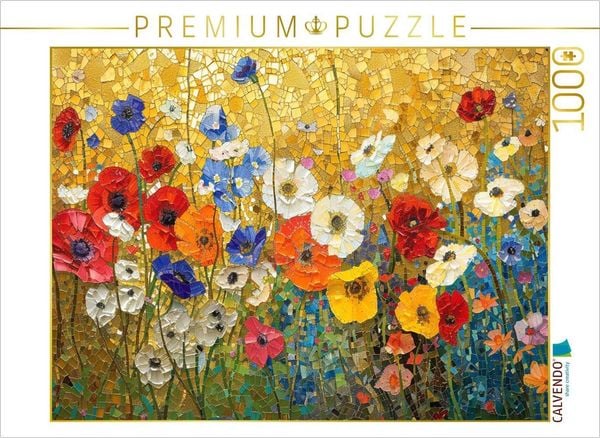 CALVENDO Puzzle Blumenwiese | 1000 Teile Lege-Größe 64x48cm Foto-Puzzle für glückliche Stunden