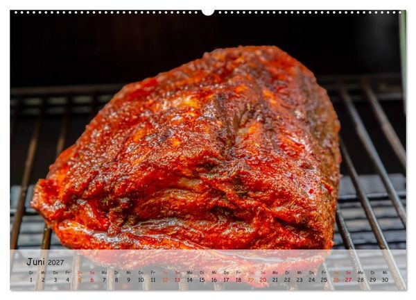 Produktbild: BBQ - Smoker F&uuml;r Fleisch und Gem&uuml;se (Wandkalender 2027 DIN A2 quer), CALVENDO Monatskalender