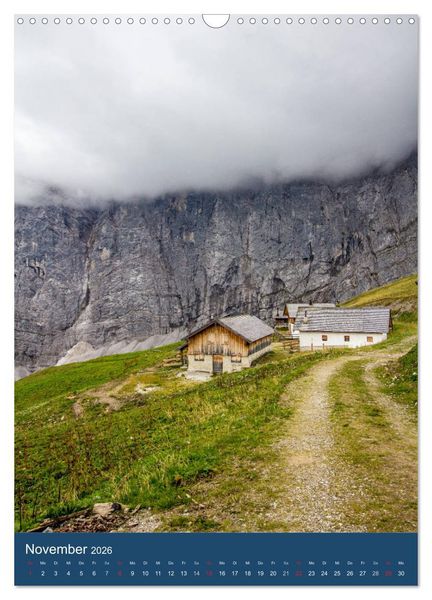 Produktbild: Karwendel - Hinterriss-Eng (Wandkalender 2026 DIN A3 hoch), CALVENDO Monatskalender