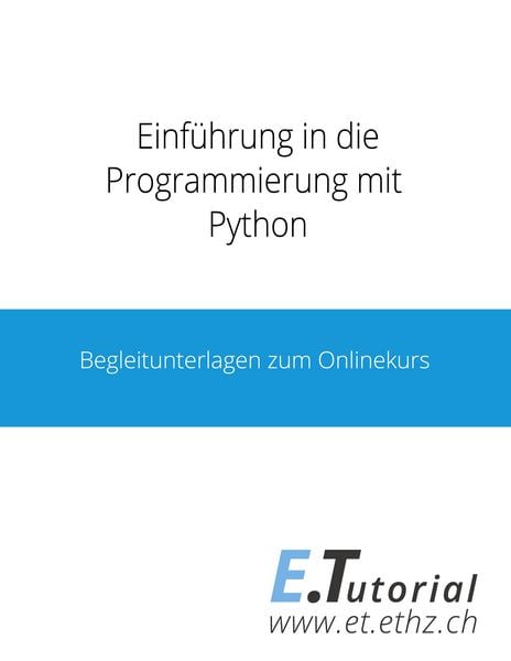 Produktbild: Einf&uuml;hrung in die Programmierung mit Python