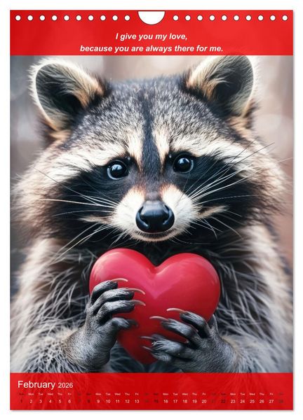 Produktbild: I'll give you my love (Wall Calendar 2026 DIN A4 portrait), CALVENDO 12 Month Wall Calendar