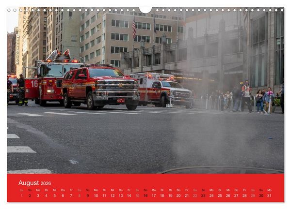 Produktbild: Feuerwehr New York - Heart of the City (Wandkalender 2026 DIN A3 quer), CALVENDO Monatskalender