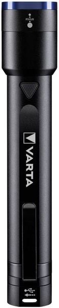 Varta Night Cutter F30R LED Taschenlampe mit Gürtelclip, mit USB-Schnittstelle, verstellbar akkubetrieben 700 lm 24 h 51