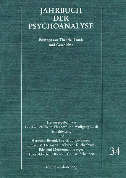 Produktbild: Jahrbuch der Psychoanalyse / Band 34