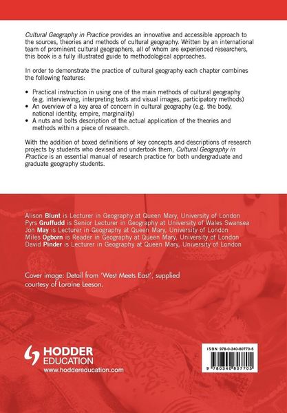 Produktbild: CULTURAL GEOGRAPHY IN PRACTICE