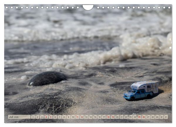 Produktbild: Miniature Caravaning: Gro&szlig;es Abenteuer mit kleinem Camper (Wandkalender 2026 DIN A4 quer), CALVENDO Monatskalender