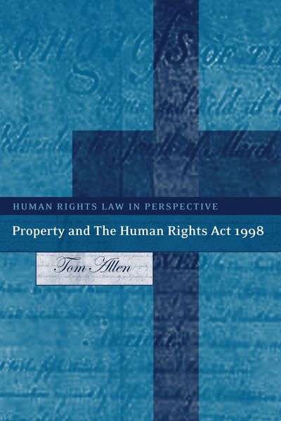 Produktbild: Property and The Human Rights Act 1998