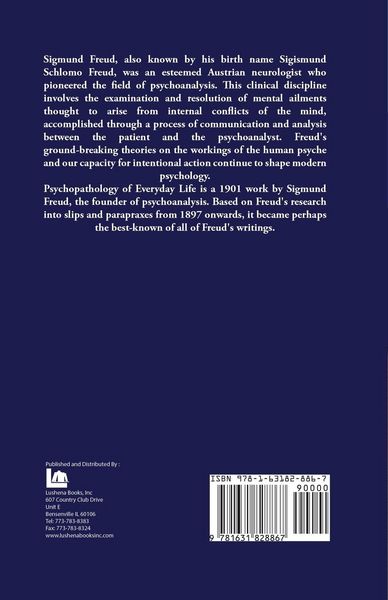 Produktbild: Psychopathology of Everyday Life