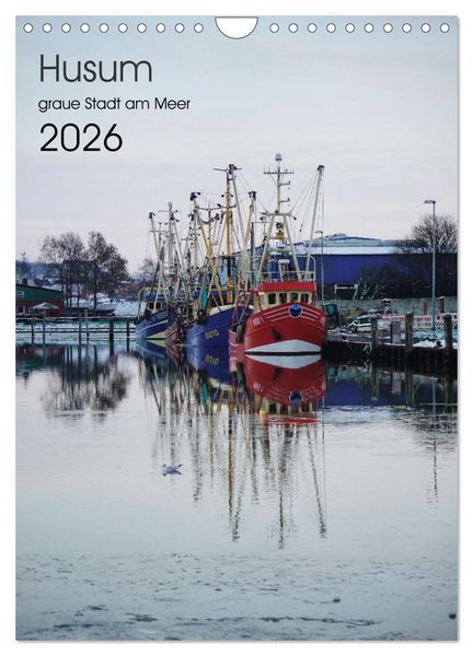 Produktbild: Husum - graue Stadt am Meer (Wandkalender 2026 DIN A4 hoch), CALVENDO Monatskalender