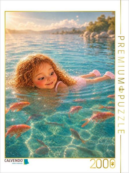 CALVENDO Puzzle Zauber des Sees | 2000 Teile Lege-Größe 90 × 67 cm Foto-Puzzle für glückliche Stunden