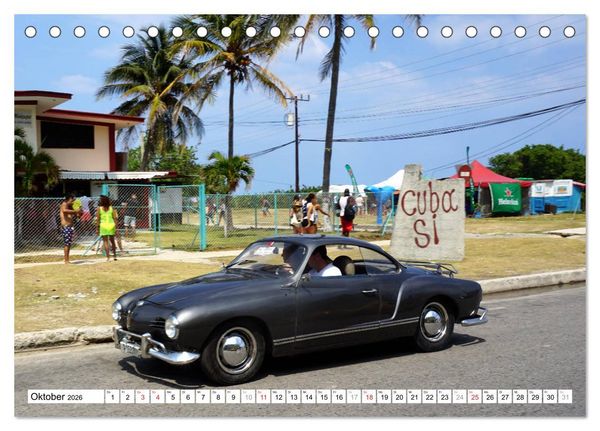 Produktbild: KARMANN GHIA - Auto-Legenden (Tischkalender 2026 DIN A5 quer), CALVENDO Monatskalender