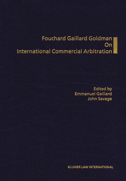Produktbild: Fouchard, Gaillard, Goldman On International Commercial Arbitration