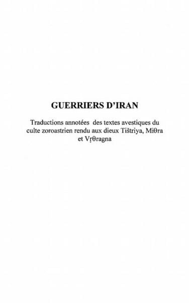 Produktbild: Guerriers d'iran
