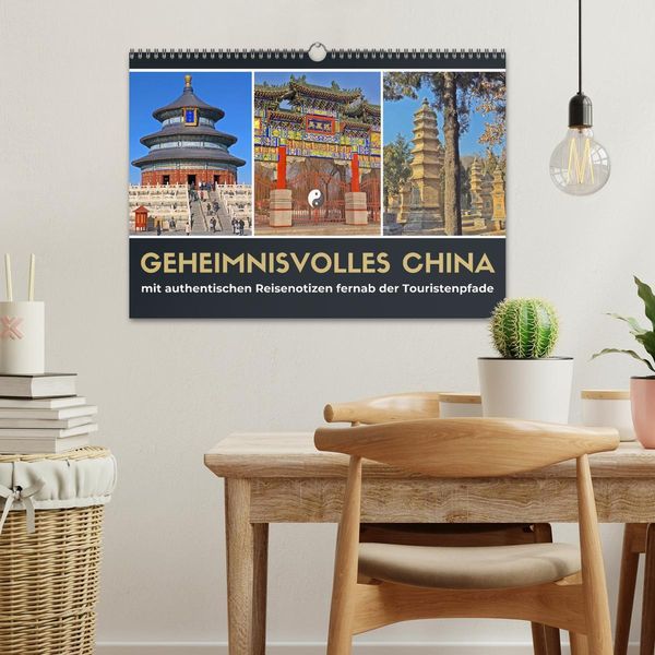 Produktbild: Geheimnisvolles China 2026 (Wandkalender 2026 DIN A3 quer), CALVENDO Monatskalender