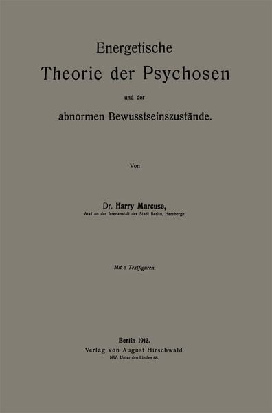 Produktbild: Energetische Theorie der Psychosen und der abnormen Bewusstseinszust&auml;nde