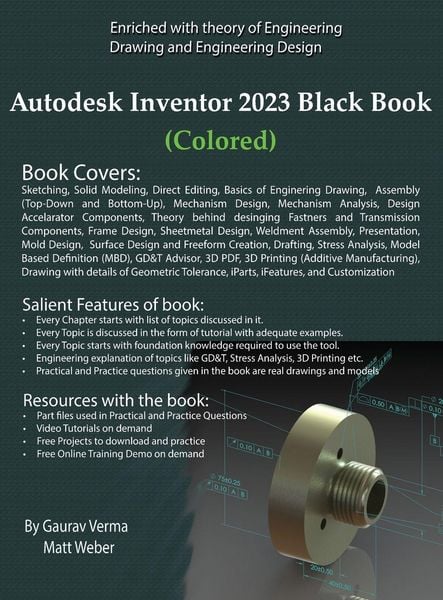 Produktbild: Autodesk Inventor 2023 Black Book (Colored)