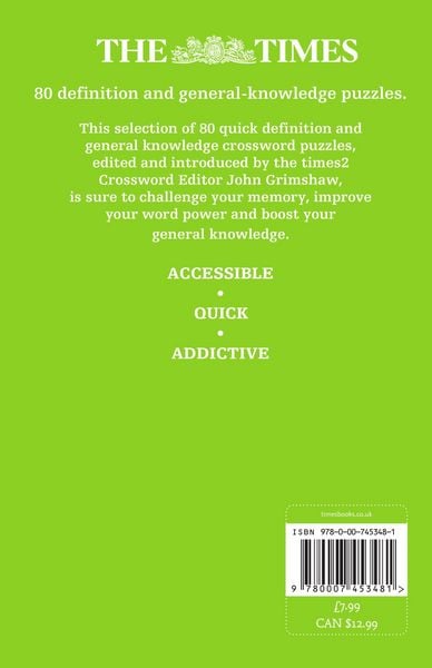 Produktbild: The Times Quick Crossword Book 16