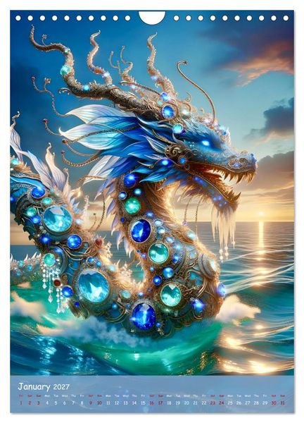Produktbild: The Art of Power Animals (Wall Calendar 2027 DIN A4 portrait), CALVENDO 12 Month Wall Calendar