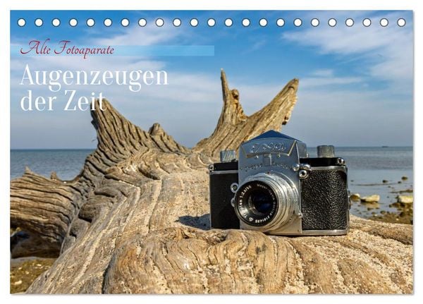 Produktbild: Alte Fotoapparate, Augenzeugen der Zeit (Tischkalender 2026 DIN A5 quer), CALVENDO Monatskalender