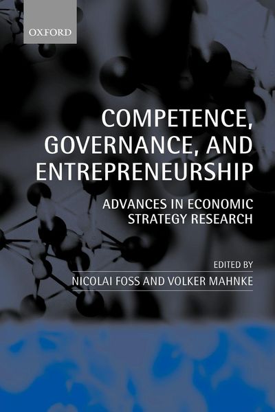 Produktbild: Competence, Governance, and Entrepreneurship