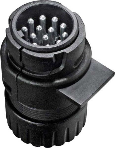 SecoRüt 30120 Anhänger Stecker [Steckdose 13polig - Stecker 13polig] ABS Kunststoff