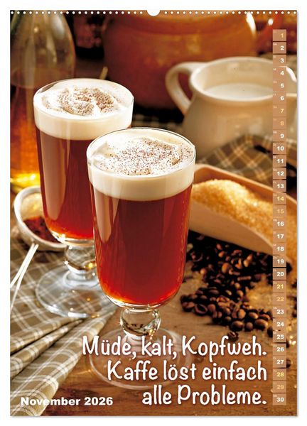 Produktbild: Kaffeestunde: Die Welt der Baristas (hochwertiger Premium Wandkalender 2026 DIN A2 hoch), Kunstdruck in Hochglanz