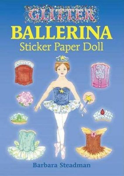 Produktbild: Glitter Ballerina Sticker Paper Doll