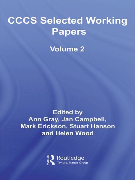 Produktbild: CCCS Selected Working Papers