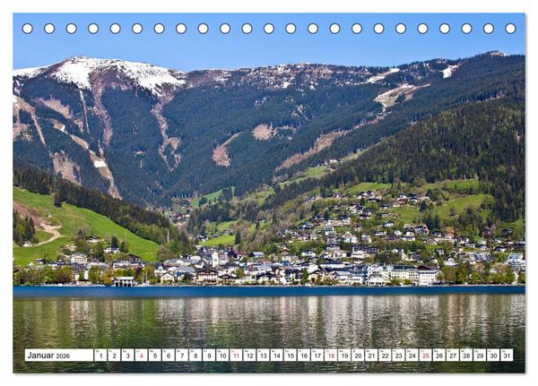 Produktbild: Der Zeller See im sch&ouml;nen Salzburger Land (Tischkalender 2026 DIN A5 quer), CALVENDO Monatskalender