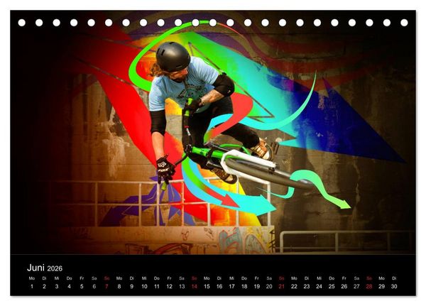 Produktbild: BMX My Life (Tischkalender 2026 DIN A5 quer), CALVENDO Monatskalender