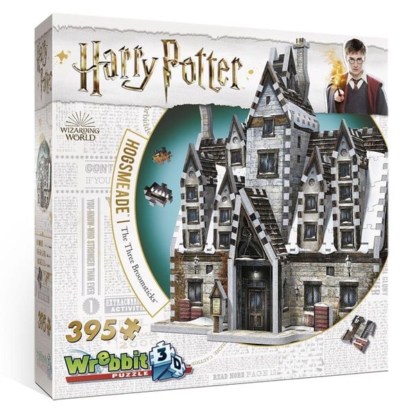Produktbild: Hogsmeade Gasthaus Die drei Besen Harry Potter. 3D-PUZZLE (395 Teile)