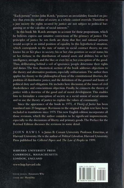 Produktbild: A Theory of Justice