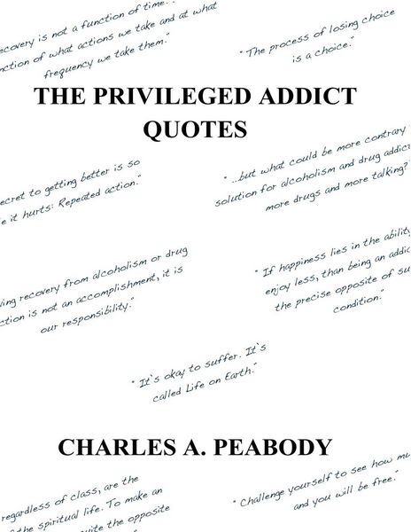 Produktbild: The Privileged Addict Quotes
