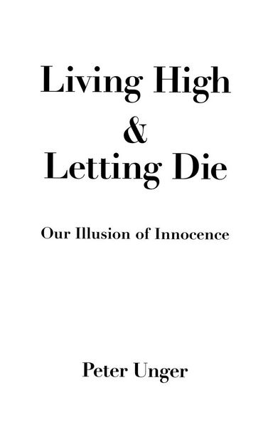 Produktbild: Living High and Letting Die