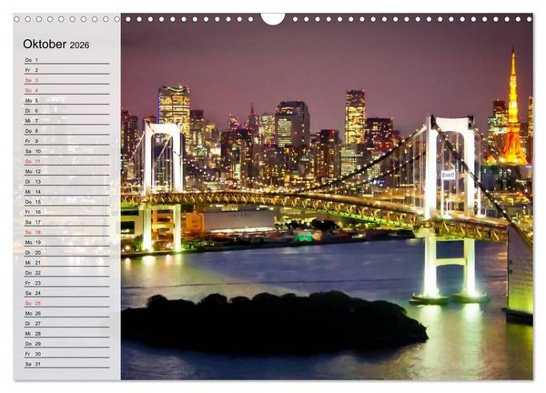 Produktbild: Japan. Im Land der aufgehenden Sonne (Wandkalender 2026 DIN A3 quer), CALVENDO Monatskalender