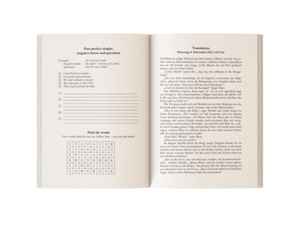 Produktbild: Englisch Kurzgeschichten 7. Klasse | Mit der Zeitmaschine ins alte England | Inkl. Vokabeln, Grammatik, &Uuml;bungen & Audios | Von Didaktikern entwickelt