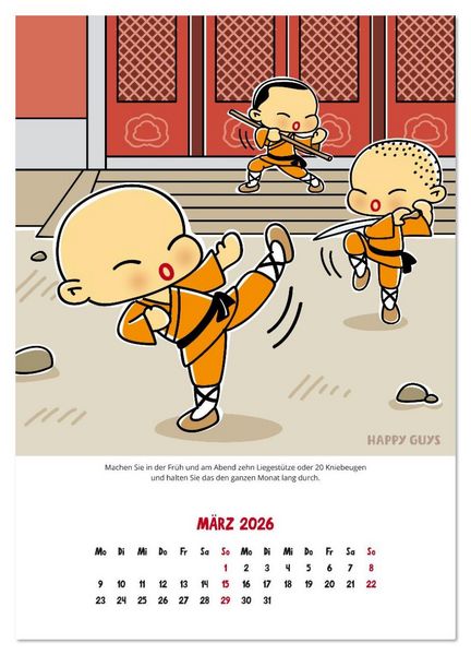 Produktbild: Happiness 2026 (Wandkalender 2026 DIN A4 hoch), CALVENDO Monatskalender