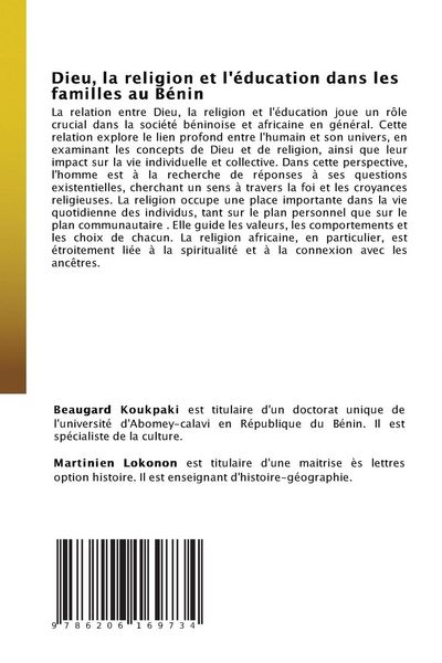 Produktbild: Dieu, la religion et l'&eacute;ducation dans les familles au B&eacute;nin