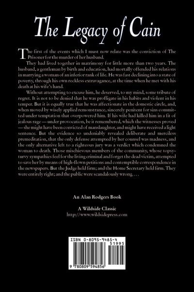 Produktbild: The Legacy of Cain by Wilkie Collins, Fiction, Literary
