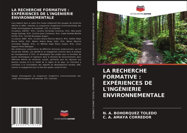 Produktbild: La Recherche Formative : Exp&eacute;riences De L'ing&eacute;nierie Environnementale