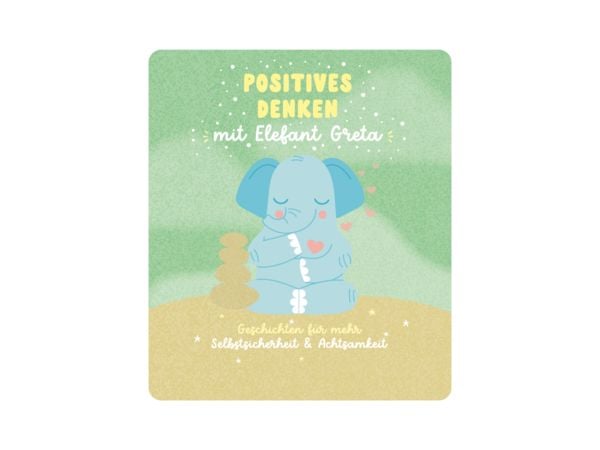 Produktbild: Positives Denken mit Elefant Greta &ndash; Geschichten f&uuml;r mehr Selbstsicherheit und Achtsamkeit Tonie